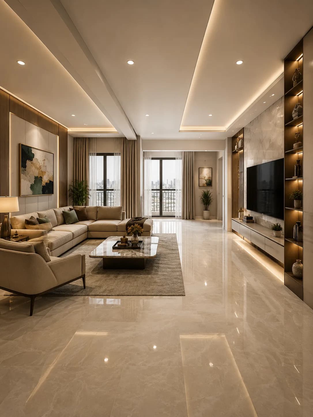 LIVING ROOM — after