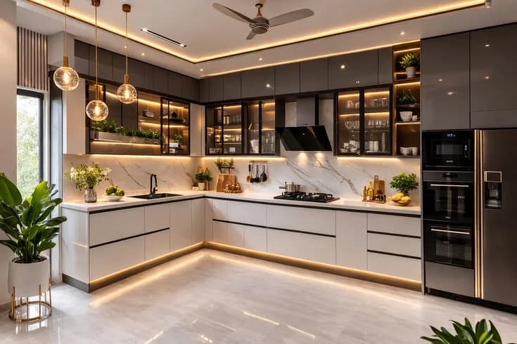 A compact modular kitchen planned to the millimetre